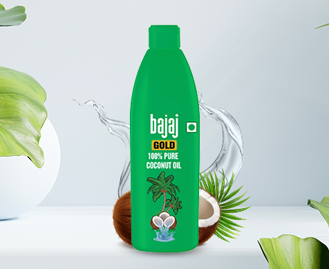 Bajaj 100% Pure Coconut Oil Gold