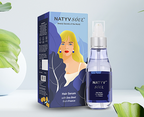 Natyv Soul Hair Serum with Sea Beet From France