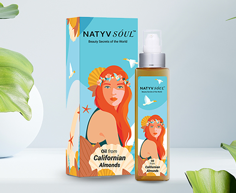 Natyv Soul Pure Almond Oil from California